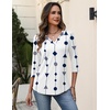 Zeagoo 3/4 Sleeve Womens Top V Neck Shirt Casual Blouse Basic Tshirts S-2XL(Jh599)