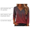 Zeagoo 3/4 Sleeve Womens Top V Neck Shirt Casual Blouse Basic Tshirts S-2XL(Mz838)