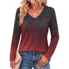 Zeagoo Womens Shirts Long Sleeve Tops V Neck Casual Basic Tee Fall Outfits(Mz838)
