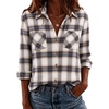 Blue Beige Plaid