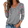 Grey Floral Print