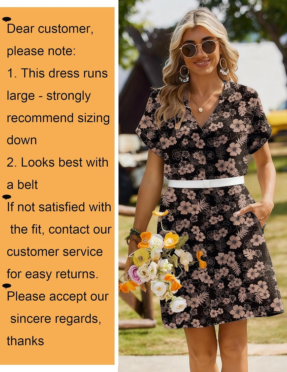 image:imageZeagoo Summer Dresses for Women Shift Dress Casual Mini Vacation SundressBlack Floral