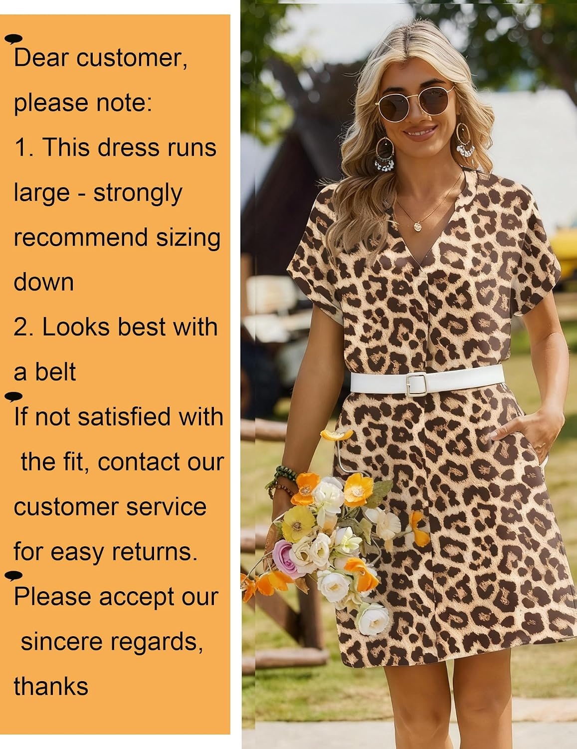 image:imageZeagoo Summer Dresses for Women Shift Dress Casual Mini Vacation SundressBrown Leopard