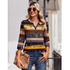 Zeagoo 3/4 Length Sleeve Womens Tops Casual Dressy Summer Fall Shirts(Cx379)