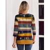 Zeagoo 3/4 Length Sleeve Womens Tops Casual Dressy Summer Fall Shirts(Cx379)