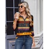 Zeagoo 3/4 Length Sleeve Womens Tops Casual Dressy Summer Fall Shirts(Cx379)