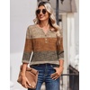 Zeagoo 3/4 Length Sleeve Womens Tops Casual Dressy Summer Fall Shirts(Geometric 398)