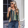 Zeagoo 3/4 Length Sleeve Womens Tops Casual Dressy Summer Fall Shirts(Multicolor 289)
