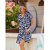 Zeagoo Summer Dresses for Women Shift Dress Casual Mini Vacation Sundress(A-navy Floral)