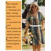 Zeagoo Summer Dresses for Women Shift Dress Casual Mini Vacation Sundress(Khaki Tie Dye)
