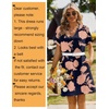 Zeagoo Summer Dresses for Women Shift Dress Casual Mini Vacation Sundress(Navy Sf294)