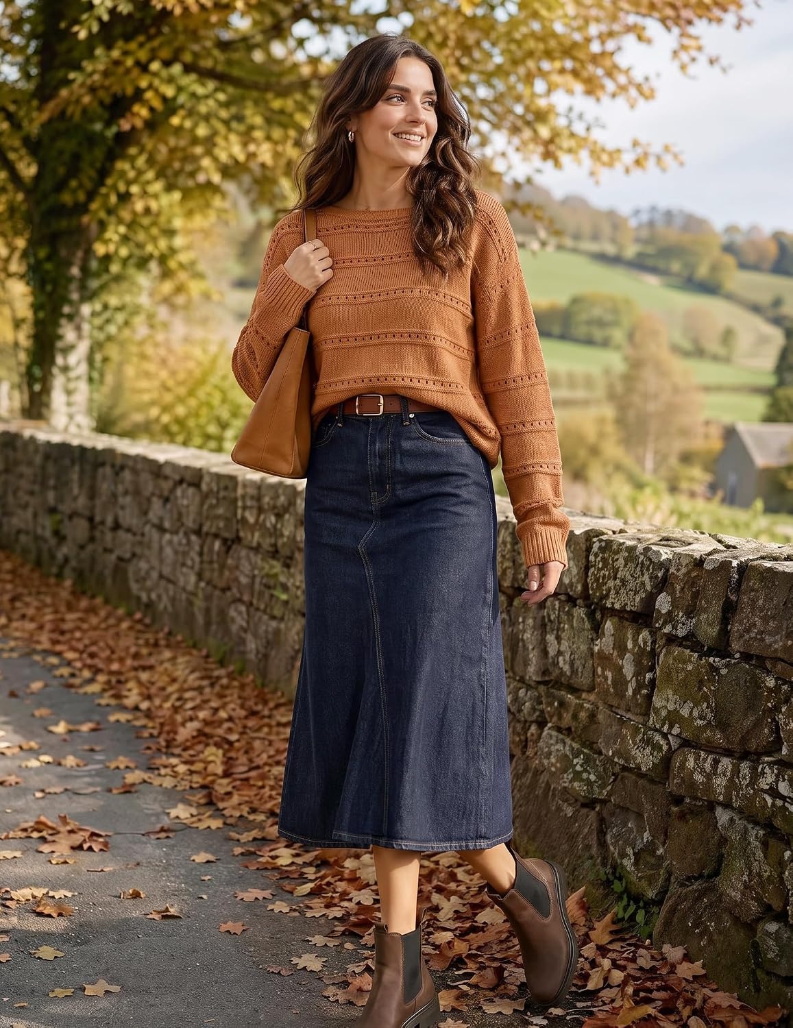 image:imageZeagoo Womens Sweaters Off The Shoulder Crochet Dressy Casual OutfitsAbrown