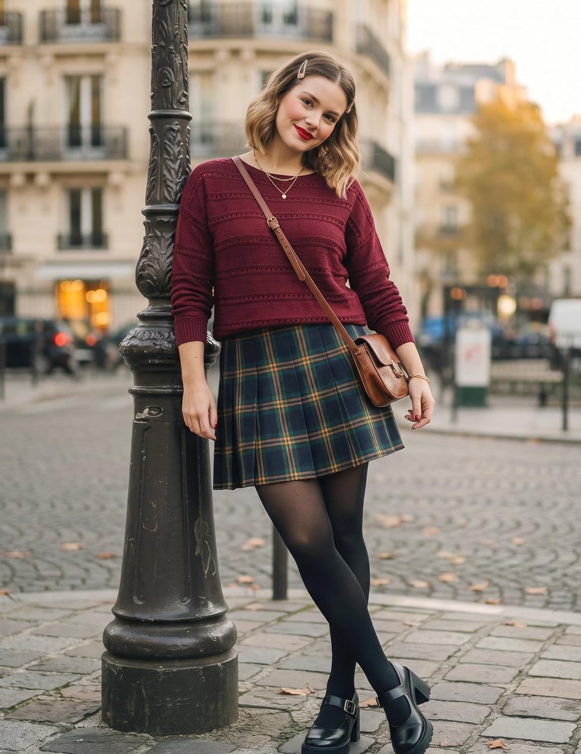 image:imageZeagoo Womens Sweaters Off The Shoulder Crochet Dressy Casual OutfitsAwine Red