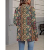 Zeagoo Lightweight Cardigan for Women Long Sleeve Open Front Cardigans(A Multicolor-mz721)