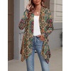 Zeagoo Lightweight Cardigan for Women Long Sleeve Open Front Cardigans(A Multicolor-mz721)