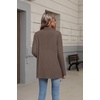 Zeagoo Lightweight Cardigan for Women Long Sleeve Open Front Cardigans(Brown)