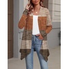Zeagoo Lightweight Cardigan for Women Long Sleeve Open Front Cardigans(Color Blocking-jh398)