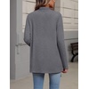 Zeagoo Lightweight Cardigan for Women Long Sleeve Open Front Cardigans(Gray)