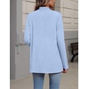 Zeagoo Lightweight Cardigan for Women Long Sleeve Open Front Cardigans(Light Blue)