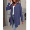 Zeagoo Lightweight Cardigan for Women Long Sleeve Open Front Cardigans(Navy Blue)