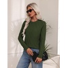 Zeagoo Women’s Cable Knit Sweaters Fall Winter Long Sleeve Crewneck Tops(Army Green)