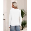Zeagoo Women’s Cable Knit Sweaters Fall Winter Long Sleeve Crewneck Tops(White)