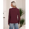 Zeagoo Women’s Cable Knit Sweaters Fall Winter Long Sleeve Crewneck Tops(Wine Red)