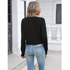 Zeagoo Women’s Cropped Cardigan Sweaters Lightweight Bolero Shrug for Dress(01-black)