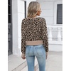 Zeagoo Women’s Cropped Cardigan Sweaters Lightweight Bolero Shrug for Dress(Beige Leopard)