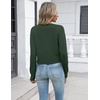 Zeagoo Women’s Cropped Cardigan Sweaters Lightweight Bolero Shrug for Dress(Dark Green)