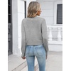 Zeagoo Women’s Cropped Cardigan Sweaters Lightweight Bolero Shrug for Dress(Light Gray)