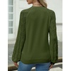 Zeagoo Womens Sweaters 2026 Long Sleeve Crew Neck Lightweight Pullover Knitted Cute Fall Fashion Tops(Army Green)