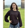 Zeagoo Womens Sweaters 2026 Long Sleeve Crew Neck Lightweight Pullover Knitted Cute Fall Fashion Tops(Black)