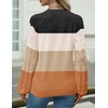 Zeagoo Womens Sweaters 2026 Long Sleeve Crew Neck Lightweight Pullover Knitted Cute Fall Fashion Tops(Z1 Brown)