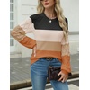 Zeagoo Womens Sweaters 2026 Long Sleeve Crew Neck Lightweight Pullover Knitted Cute Fall Fashion Tops(Z1 Brown)