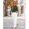 Zeagoo Womens Sweaters Crewneck Long Sleeve Soft Casual Knit Pullover Tops(Army Green)