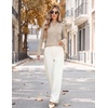 Zeagoo Womens Sweaters Crewneck Long Sleeve Soft Casual Knit Pullover Tops(Dark Apricot)