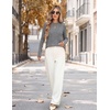 Zeagoo Womens Sweaters Crewneck Long Sleeve Soft Casual Knit Pullover Tops(Gray)