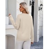 Zeagoo Women’s Sweaters Long Sleeve Crew Neck Pullover Tops Dressy Outfits(Beige)