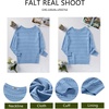 Zeagoo Womens Sweaters Off The Shoulder Crochet Dressy Casual Outfits(A-baby Blue)