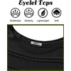Zeagoo Womens Sweaters Off The Shoulder Crochet Dressy Casual Outfits(A-black)
