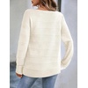 Zeagoo Womens Sweaters Off The Shoulder Crochet Dressy Casual Outfits(A-white)