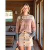 Zeagoo Womens Sweaters Off The Shoulder Crochet Dressy Casual Outfits(Beige+pink+gray)