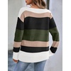 Zeagoo Womens Sweaters Off The Shoulder Crochet Dressy Casual Outfits(Multi-green)