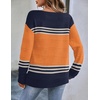 Zeagoo Womens Sweaters Off The Shoulder Crochet Dressy Casual Outfits(Orange-tz126)