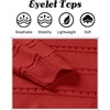 Zeagoo Womens Sweaters Off The Shoulder Crochet Dressy Casual Outfits(Red)