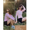 Zeagoo Womens Sweaters Turtleneck Cable Knit Long Sleeve Pullover Fall Tops(Pink)