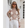 Zeagoo Women’s Turtleneck Sweater Fall Ruffle Dressy Knit Long Sleeve Tops(Sf384)