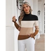 Zeagoo Women’s Turtleneck Sweater Fall Ruffle Dressy Knit Long Sleeve Tops(Tw638)