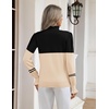 Zeagoo Women’s Turtleneck Sweater Fall Ruffle Dressy Knit Long Sleeve Tops(Tw724)